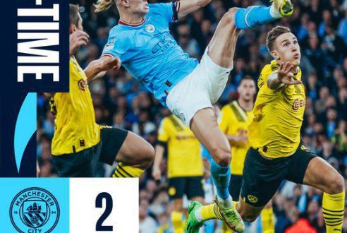 Manchester City venció 2-1 a Dortmund