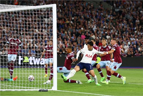 Kane hizo un autogol y Sun Xingmin falló durante 5 rondas consecutivas, Tottenham 1-1 West Ham